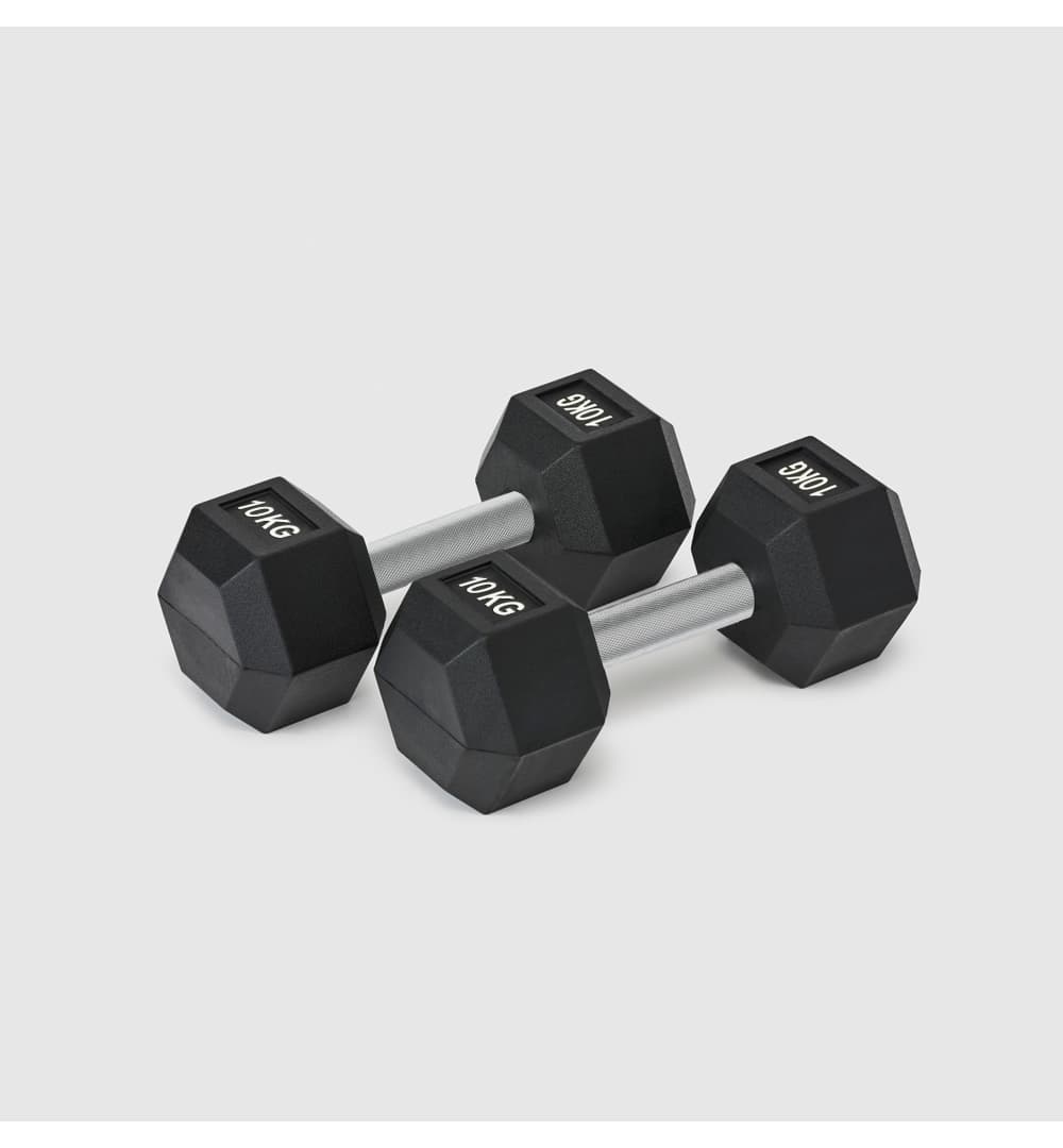 Premium Rubber Hex Dumbbell